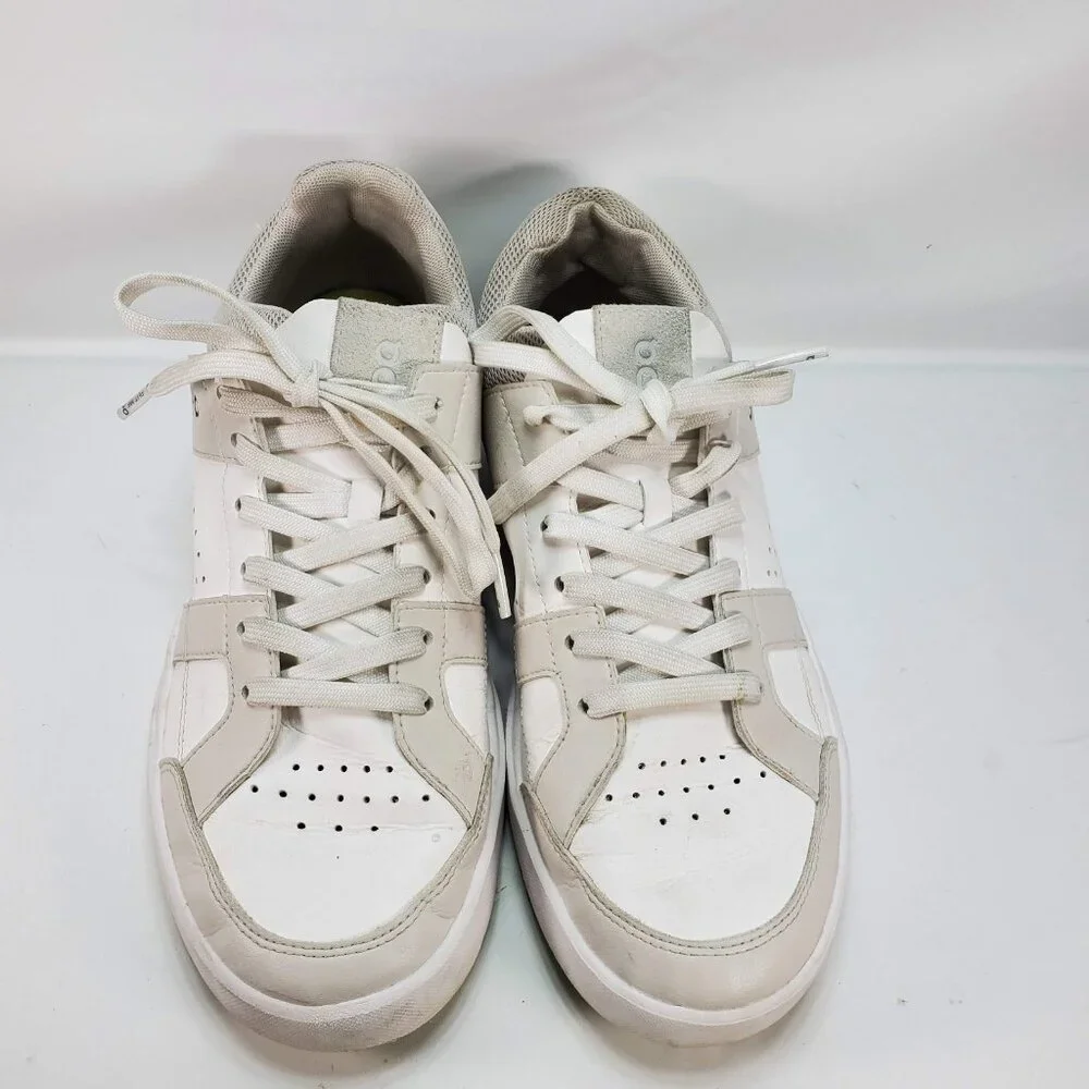 On THE ROGER Clubhouse CloudTec Womens 9 Tennis Sneakers White‎ Yellow